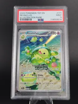 Pokemon - Reuniclus - Temporal Forces - 171/162 - Illustration Rare- PSA 9 Mint - Image 1