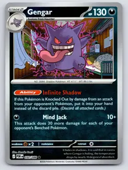 Gengar 050/088 Rare Perfect Order Pokemon Holo NM - Image 1