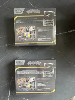 2x Pokemon TCG Mega Evolutions: Pitch Black ETB POKEMON CENTER New and Sealed - Image 1
