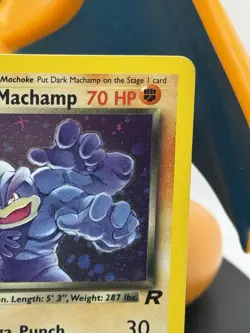 Pokemon TCG Dark Machamp 1st Edition Holo Rare Team Rocket 10/82 - Image 3