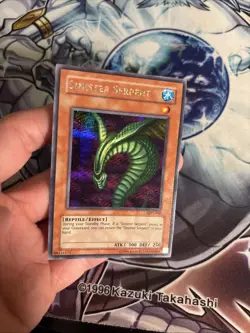 (51) Yugioh Sinister Serpent SDD-002 Parallel Secret Rare Promo VLP - Image 2