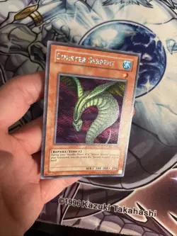 (51) Yugioh Sinister Serpent SDD-002 Parallel Secret Rare Promo VLP - Image 3