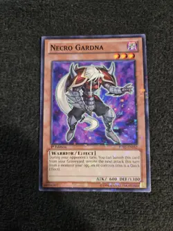 Yugioh Necro Gardna BP02-EN052 Mosaic Rare 1st Edition LP - Image 1