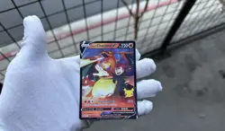 Pokemon Lance's Charizard V Celebrations 25th Promo Holo Trading Card NM - Image 1