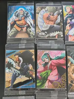 One Piece Wafer Card Lot 9pcs Bandai Japan Oden Kaido Rayleigh sealed eb235 - Image 3