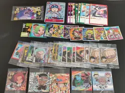 ONE PIECE Wafer Sticker Seal & Card Bulk Lot Bandai Shanks Zoro Ace SEC fym35-31 - Image 1