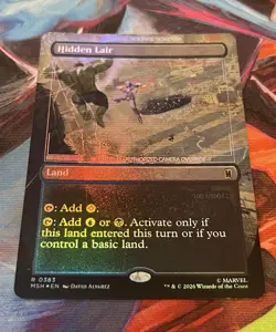 Wizards of the Coast MTG Hidden Lair Marvel SH 0383 Rare Foil Full Art EN Land - Image 1