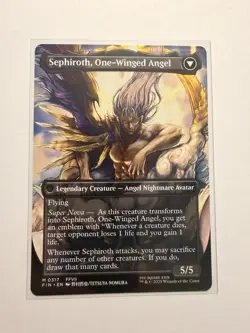 Sephiroth, Fabled SOLDIER (0317) (Borderless) ✅ Final Fantasy ✅ Magic (mtg) - Image 2