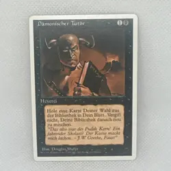 Demonic Tutor Revised Edition German MTG UNPLAYED - Image 1
