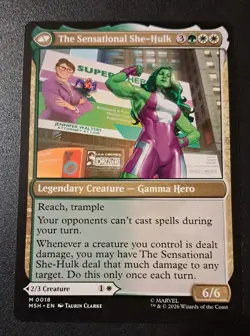 Magic: The Gathering Marvel Jennifer Walters Mythic Rare #0018 MTG MSH - Image 2
