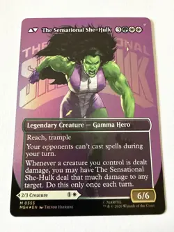 Jennifer Walters The Sensational She-Hulk #0355 Foil MTG MSH Borderless NM - Image 2