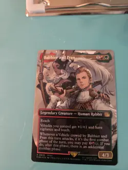 Balthier and Fran 0538 - Surge Foil - Borderless - FINAL FANTASY (FIN) - NM - Image 1