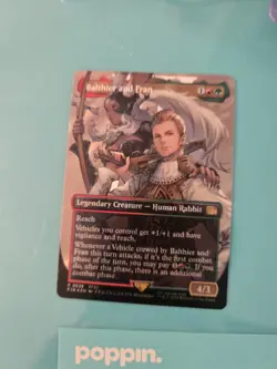 Balthier and Fran 0538 - Surge Foil - Borderless - FINAL FANTASY (FIN) - NM - Image 2