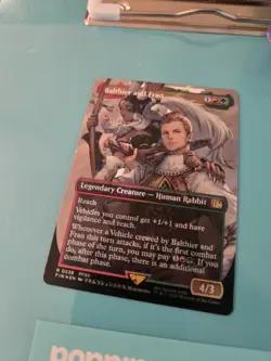 Balthier and Fran 0538 - Surge Foil - Borderless - FINAL FANTASY (FIN) - NM - Image 4