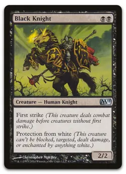 Black Knight #83 (LP) Magic 2011 M11 Magic MTG - Image 1