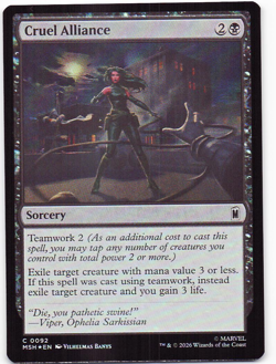 Cruel Alliance Marvel Super Heroes Foil - Image 1