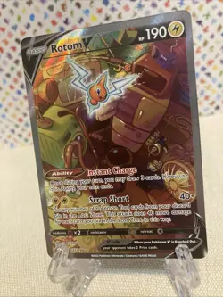 Pokemon TCG Rotom V Alternate Art Holo Ultra Rare Card 177/196 Lost Origin - Image 2