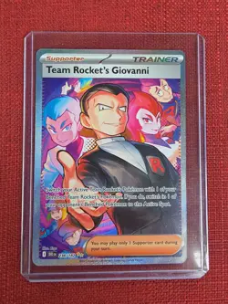 Pokemon Team Rocket's Giovanni Full Art 238/182 Destined Rivals - Image 1