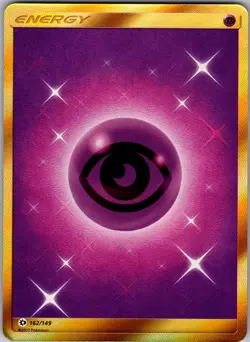 Psychic Energy (Secret) 162/149 Holo Secret Rare SM Base Set Pokemon Near Mint - Image 1
