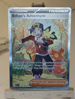 The Pokemon Company Destined Rivals Ethan's Adventure 236/182 Holo - Image 1
