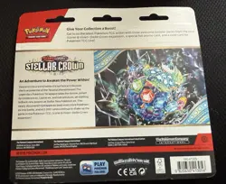 Pokemon Stellar Crown SV07 3-Pack Blister 🔥Set of 2🔥FACTORY SEALED!🔥 - Image 3