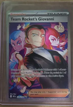 Team Rocket's Giovanni 238/182 Holo - Destined Rivals SV10 Pokemon TCG - Image 1