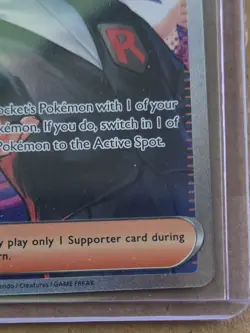 Team Rocket's Giovanni 238/182 Holo - Destined Rivals SV10 Pokemon TCG - Image 3