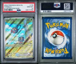 Pokemon Tangela 178/165 Illustration Rare Scarlet & Violet 151 Pokemon PSA 10 - Image 3