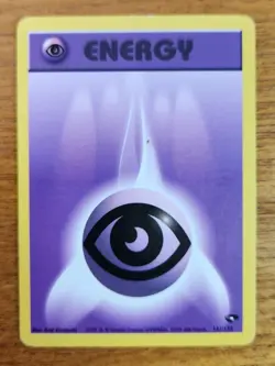 Psychic Energy Pokemon Card, Gym Challenge Set 131/132 - Image 1