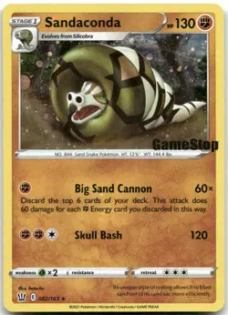 Sandaconda (Gamestop Exclusive) 082/163 Holo Pokemon LP - Image 1