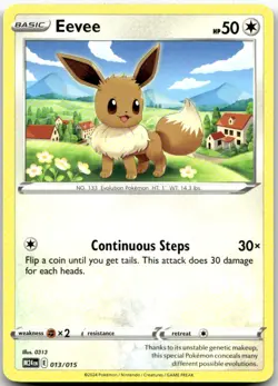Eevee 013/015 Promo McDonald's Promos 2024 Pokemon Near Mint - Image 1