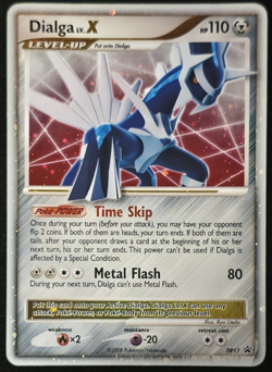 Dialga LV. X DP17 Black Star Promo Pokemon Diamond & Pearl MP - Image 1