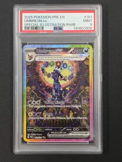 Pokemon Umbreon Ex Sir Prismatic Evolutions 161/131 Psa 9 - Image 1