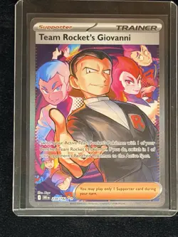 🔥💥Pokemon TCG - Team Rocket’s Giovanni 238/182 Destined Rivals SIR 💥🔥 - Image 1
