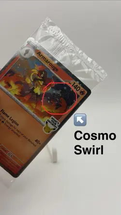 Pokemon Pitch Black Armarouge Promo 012/084 Cosmo Swirl! - Image 2