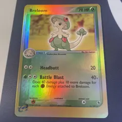 Breloom 16/109 Reverse Holo Rare EX Ruby & Sapphire Series Pokemon LP - Image 1