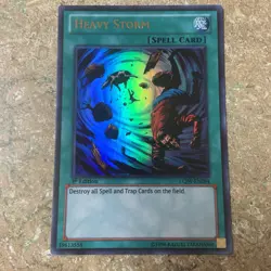 Heavy Storm 1st Edition Ultra Rare LCJW-EN284 Holo Yugioh Card Joey's World NM - Image 1