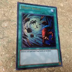 Heavy Storm 1st Edition Ultra Rare LCJW-EN284 Holo Yugioh Card Joey's World NM - Image 3