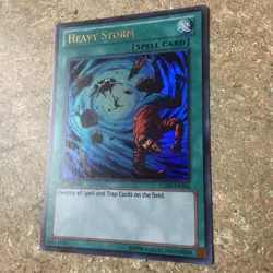 Heavy Storm 1st Edition Ultra Rare LCJW-EN284 Holo Yugioh Card Joey's World NM - Image 4