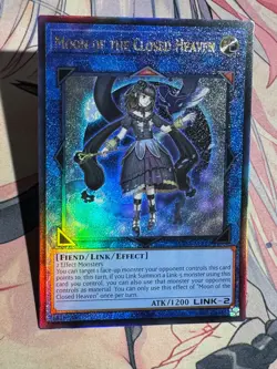 YUGIOH Asian English Moon of the Closed Heaven Ultimate rare SUDA-AE112 NM - Image 3
