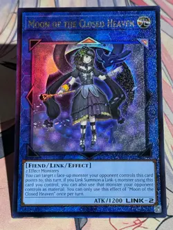 YUGIOH Asian English Moon of the Closed Heaven Ultimate rare SUDA-AE112 NM - Image 5