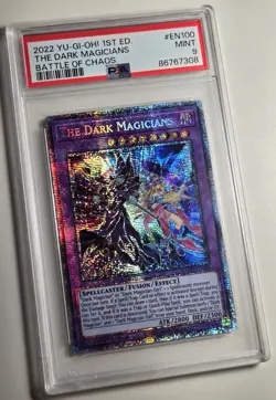 2022 YU-GI-OH! The Dark Magicians BACH-EN100 Starlight PSA 9 - Image 2