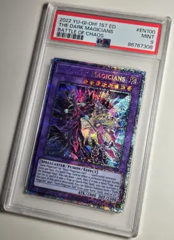 2022 YU-GI-OH! The Dark Magicians BACH-EN100 Starlight PSA 9 - Image 3