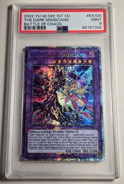 2022 YU-GI-OH! The Dark Magicians BACH-EN100 Starlight PSA 9 - Image 4