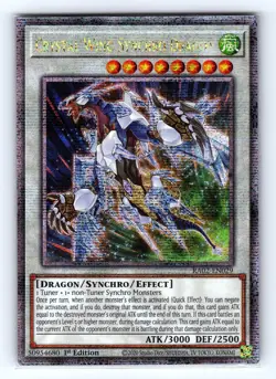 Crystal Wing Synchro Dragon (Quarter Century Secret Rare) RA02-EN029 Yu-Gi-Oh NM - Image 1
