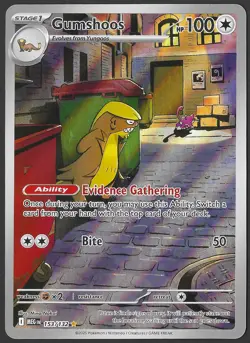 Gumshoos 153/132 Illustration Rare Holo - Mega Evolution - Pokemon TCG - NM/M - Image 1