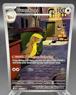 Gumshoos 153/132 Illustration Rare Holo Mega Evolution Pokemon TCG English - Image 1