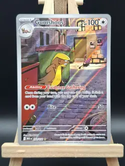Pokemon TCG Gumshoos Mega Evolution 153/132 Secret Art Rare NM - Image 1