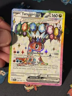 Pokemon Cards Tatsugiri ex 226/191 Full Art Secret Rare Surging Sparks - (NM) - Image 2