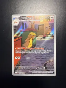 Pokemon TCG Gumshoos 153/132 Illustration Rare Mega Evolution - Image 1
